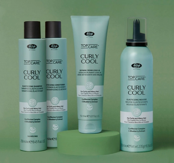 Натисніть на картинку, щоб її збільшити Lisap Milano Top Care Curly Cool крем для формування локонів без змивання 150 мл