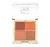 GOLDEN ROSE QUATTRO ПАЛИТРА ТЕНЕЙ ДЛЯ ВЕК 05 RED BRICK 4x2,2Г