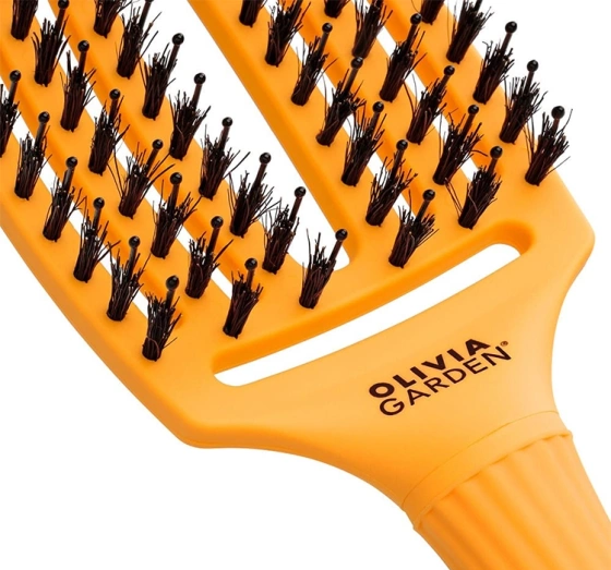OLIVIA GARDEN FINGERBRUSH COMBO ON THE ROAD ЩЕТКА ДЛЯ ВОЛОС YELLOW SUNSHINE