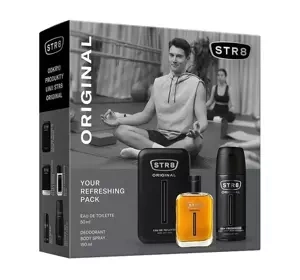 STR8 ORIGINAL ТУАЛЕТНАЯ ВОДА 50МЛ + ДЕЗОДОРАНТ 150МЛ