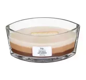 WOODWICK LARGE JAR CANDLE АРОМАТИЧЕСКАЯ СВЕЧА TRILOGY CAFE SWEETS 453,6Г