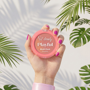 Lovely Playful Blush Flush кремово-пудровые румяна 02 Poppy 7 г