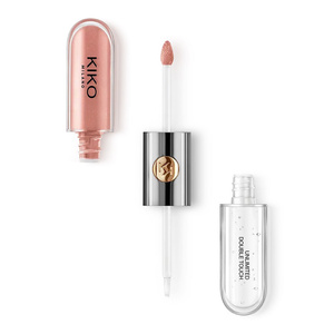 KIKO Milano Unlimited Double Touch двухэтапная жидкая помада 102 Satin Rosy Beige 2x3мл