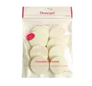 DONEGAL КРУГЛЫЕ КОСМЕТИЧЕСКИЕ СПОНЖИ 8ШТ