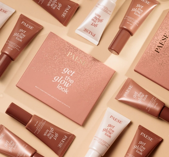 Paese Get The Glow Look сяючий тональний крем для обличчя 3N Warm Beige 30мл