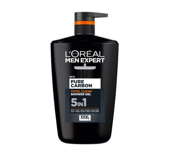 Натисніть на картинку, щоб її збільшити L'Oréal Paris Men Expert Pure Carbon 5в1 гель для душу 1000 мл