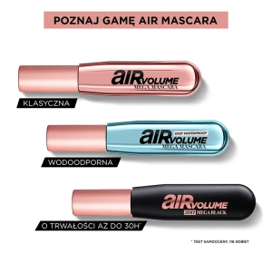 LOREAL AIR VOLUME ТУШЬ ДЛЯ РЕСНИЦ BLACK 9,4МЛ