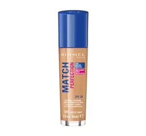 RIMMEL ТОНАЛЬНЫЙ КРЕМ MATCH PERFECTION NR 101 НОВАЯ ВЕРСИЯ