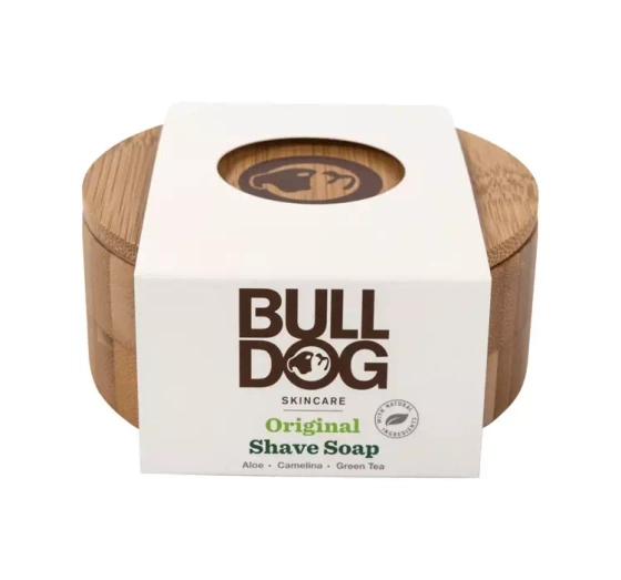 BULLDOG ORIGINAL SHAVE SOAP МИЛО ДЛЯ ГОЛІННЯ В БАМБУКОВОМУ УПАКУВАННІ 100Г