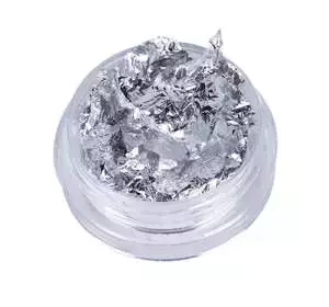 ФОЛЬГА ДЛЯ ДИЗАЙНУ НІГТІВ №1 СРІБЛО 3Г