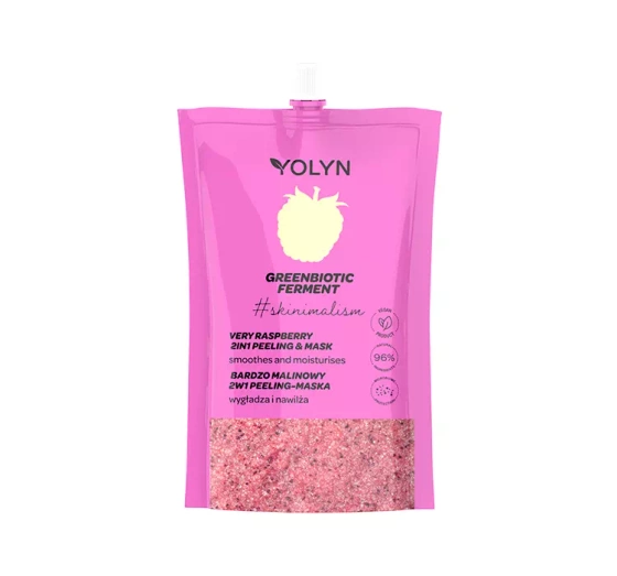 YOLYN GREENBIOTIC FERMENT VERY RASPBERRY 2В1 ПИЛИНГ-МАСКА 50МЛ