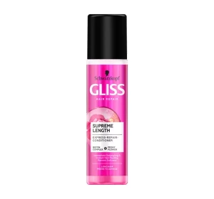 GLISS SUPREME LENGHT ЕКСПРЕС-КОНДИЦІОНЕР ДЛЯ ДОВГОГО ВОЛОССЯ, СХИЛЬНОГО ДО ЖИРНОСТІ 200МЛ