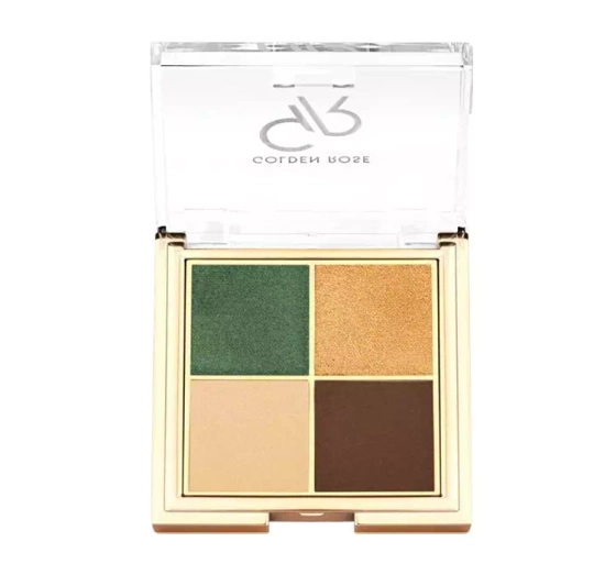 GOLDEN ROSE QUATTRO ПАЛИТРА ТЕНЕЙ ДЛЯ ВЕК 02 ROYAL JUNGLE 4x2,2Г