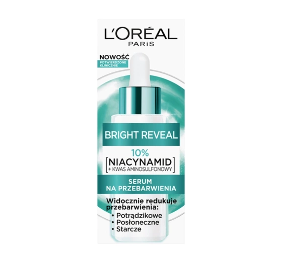 L'ORÉAL PARIS BRIGHT REVEAL СЫВОРОТКА ДЛЯ ЛИЦА ПРОТИВ ПИГМЕНТНЫХ ПЯТЕН 30МЛ