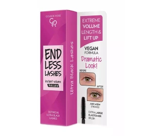 GOLDEN ROSE ENDLESS LASHES INSTANT VOLUME MASCARA ТУШЬ ДЛЯ РЕСНИЦ 13МЛ