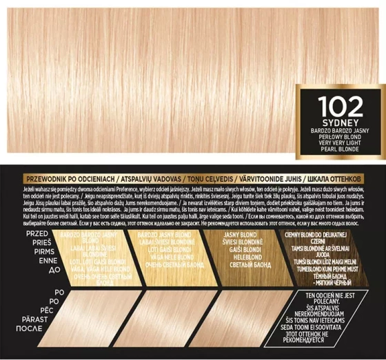 LOREAL RECITAL PREFERENCE ФАРБА ДЛЯ ВОЛОССЯ 102