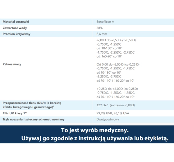 Acuvue Oasys with Hydraclear Plus for Astigmatism контактные линзы 6шт