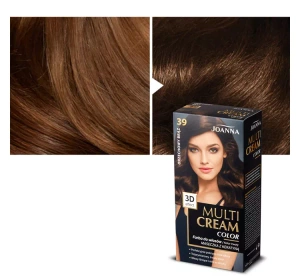 JOANNA MULTI CREAM COLOR КРАСКА ДЛЯ ВОЛОС 39 ORZECHOWY BRĄZ