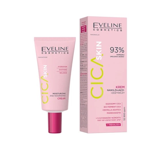 Eveline CICA Skin увлажняющий и питательный крем для лица 50мл
