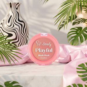 Lovely Playful Blush Flush кремово-пудровые румяна 02 Poppy 7 г