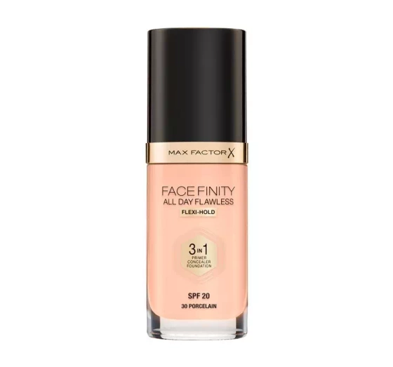 MAX FACTOR FACEFINITY ALL DAY FLAWLESS ТОНАЛЬНИЙ ЗАСІБ 3В1 30 PORCELAIN 30МЛ