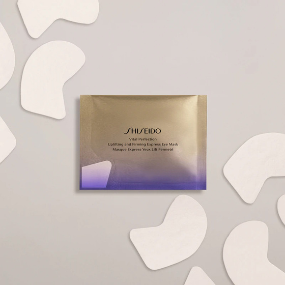 Shiseido Vital Perfection Uplifting and Firming Express Eye Mask маска для зони навколо очей, що підтягує та зміцнює шкіру, 12 шт.