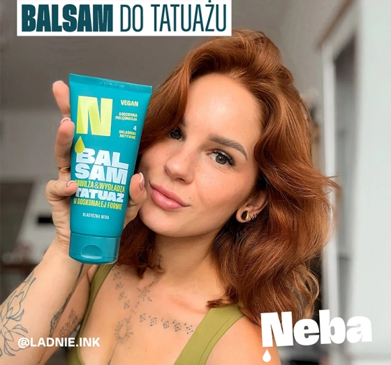 Neba зволожувально-розгладжувальний бальзам для тіла та татуювань 200 мл