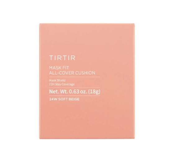 Натисніть на картинку, щоб її збільшити TIRTIR Mask Fit All-Cover Cushion криючий тональний засіб для обличчя 24W Soft Beige 18 г
