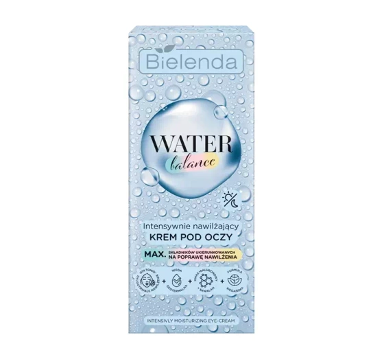 BIELENDA WATER BALANCE ІНТЕНСИВНО ЗВОЛОЖУЮЧИЙ КРЕМ ПІД ОЧІ 15МЛ