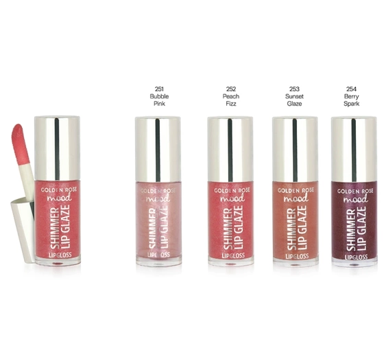 Golden Rose Mood Shimmer Lip Glaze блеск для губ 253 Sunset Glaze 6 мл