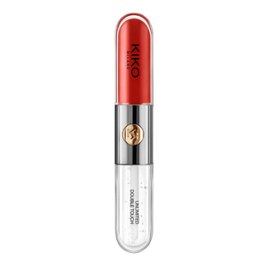 KIKO Milano Unlimited Double Touch двоетапна рідка помада 107 Cherry Red 2x3мл