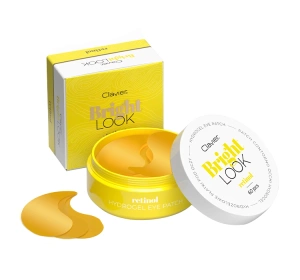 CLAVIER BRIGHT LOOK ГИДРОГЕЛЕВЫЕ ПАТЧИ ПОД ГЛАЗА RETINOL 60 ШТ