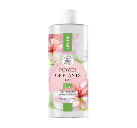 LIRENE POWER OF PLANTS ROSE УСПОКАИВАЮЩЕЕ МЕЦЕЛЯРНОЕ СРЕДСТВО 3В1 400МЛ