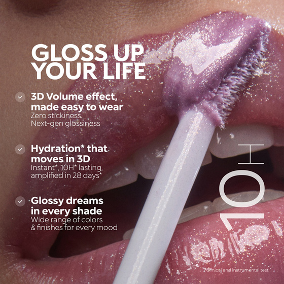 KIKO Milano 3D Hydra Lipgloss блиск для збільшення губ 10 Sparkling Strawberry, 6,5 мл