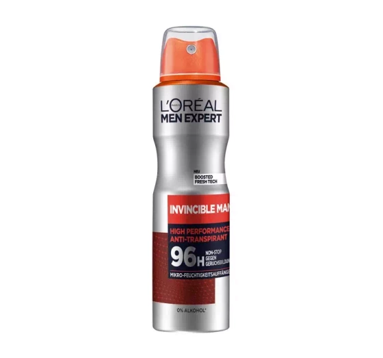 LOREAL MEN EXPERT INVINCIBLE 96H ДЕЗОДОРАНТ-СПРЕЙ 150МЛ