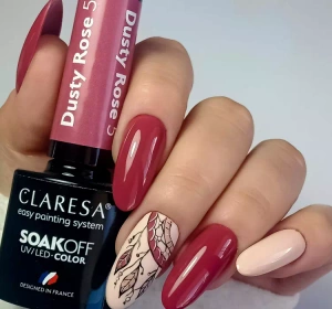 CLARESA SOAK OFF ГЕЛЬ-ЛАК DUSTY ROSE 5 5Г