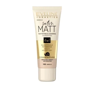 EVELINE SATIN MATT МАТУЮЧИЙ ТОНАЛЬНИЙ ЗАСІБ 102 VANILLA 30МЛ