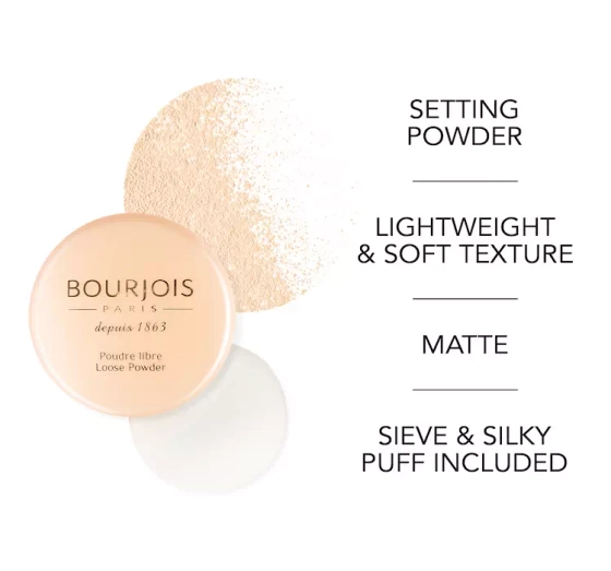 BOURJOIS  РОЗСИПЧАСТА МІНЕРАЛЬНА ПУДРА 01 PEACH