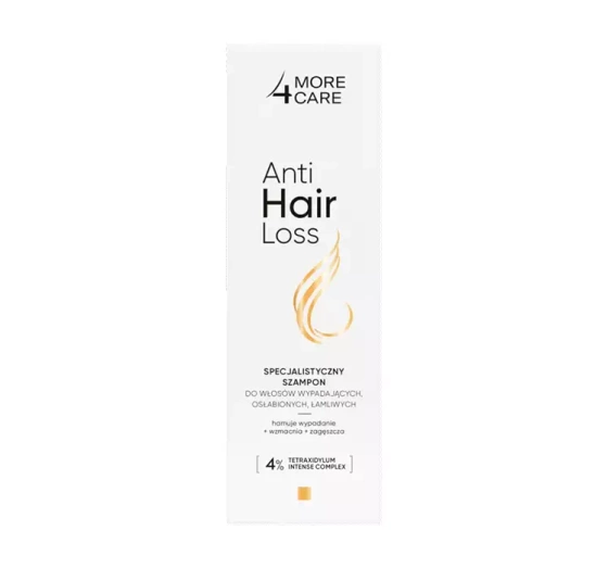 MORE4CARE ANTI HAIR LOSS СПЕЦІАЛІЗОВАНИЙ ШАМПУНЬ ДЛЯ ВИПАДАЮЧОГО І ОСЛАБЛЕНОГО ВОЛОССЯ  200МЛ