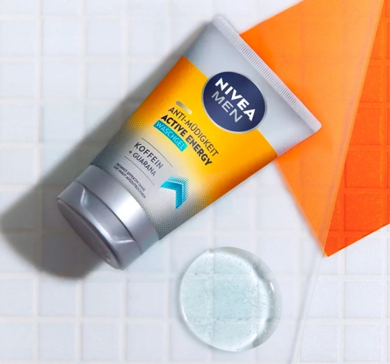 Натисніть на картинку, щоб її збільшити NIVEA MEN ACTIVE ENEGRY FACE WASH ГЕЛЬ ДЛЯ МИТТЯ ОБЛИЧЧЯ 100МЛ