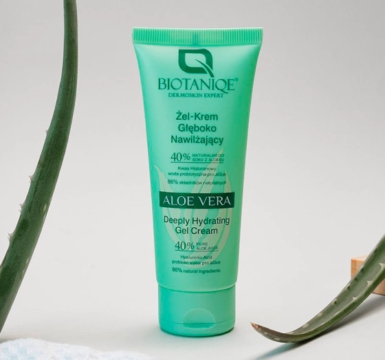BIOTANIQE ALOE VERA ГЛУБОКО УВЛАЖНЯЮЩИЙ ГЕЛЬ-КРЕМ ДЛЯ ЛИЦА 50МЛ