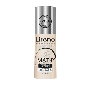 LIRENE CITY MATT МАТИРУЮЩЕ-РАЗГЛАЖИВАЮЩИЙ ФЛЮИД 208 TOFFEE 30МЛ