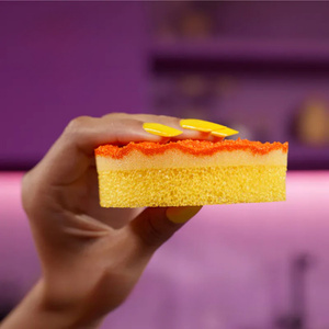 Vileda Punch — мощная кухонная губка с фруктовым ароматом апельсина