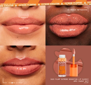 NYX PROFESSIONAL MAKEUP DUCK PLUMP БЛЕСК ДЛЯ УВЕЛИЧЕНИЯ ГУБ 04 APRI-CAUGHT 7МЛ
