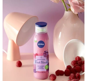 NIVEA FRESH BLENDS ОСВЕЖАЮЩИЙ ГЕЛЬ ДЛЯ ДУША МАЛИНА ГОЛУБИКА МИГДАЛЬНОЕ МОЛОКО 300МЛ