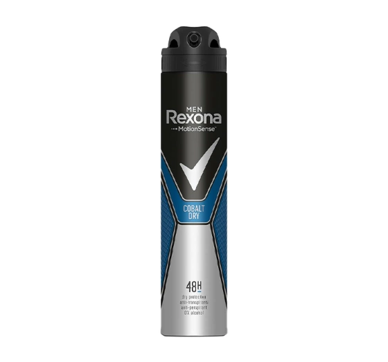 REXONA MEN АНТИПЕРСПИРАНТ-СПРЕЙ ДЛЯ МУЖЧИН COBALT DRY 200МЛ