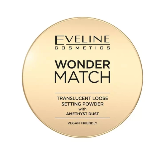 EVELINE WONDER MATCH РОЗСИПЧАСТА ПУДРА З АМЕТИСТОВИМ ПИЛКОМ 6Г