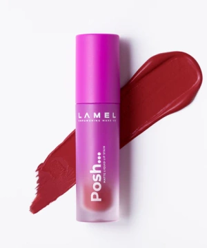 LAMEL COSMETICS POSH MATTE LIQUID LIP STAIN ПОМАДА ДЛЯ ГУБ 407 WINE RED 4МЛ