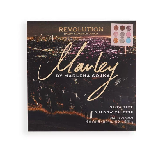 MAKEUP REVOLUTION X MARLEY ПАЛЕТКА ТЕНЕЙ ДЛЯ ВЕК GLOW TIME 5,85Г