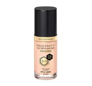 MAX FACTOR FACEFINITY ALL DAY FLAWLESS 3IN1 ВЕГАНСКОЕ ТОНАЛЬНОЕ СРЕДСТВО N55 BEIGE 30МЛ